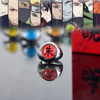 Akatsuki fashion miembros anillos