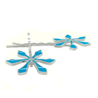 Barrettes bleu Orihime en métal - Bleach - BAKASHOP