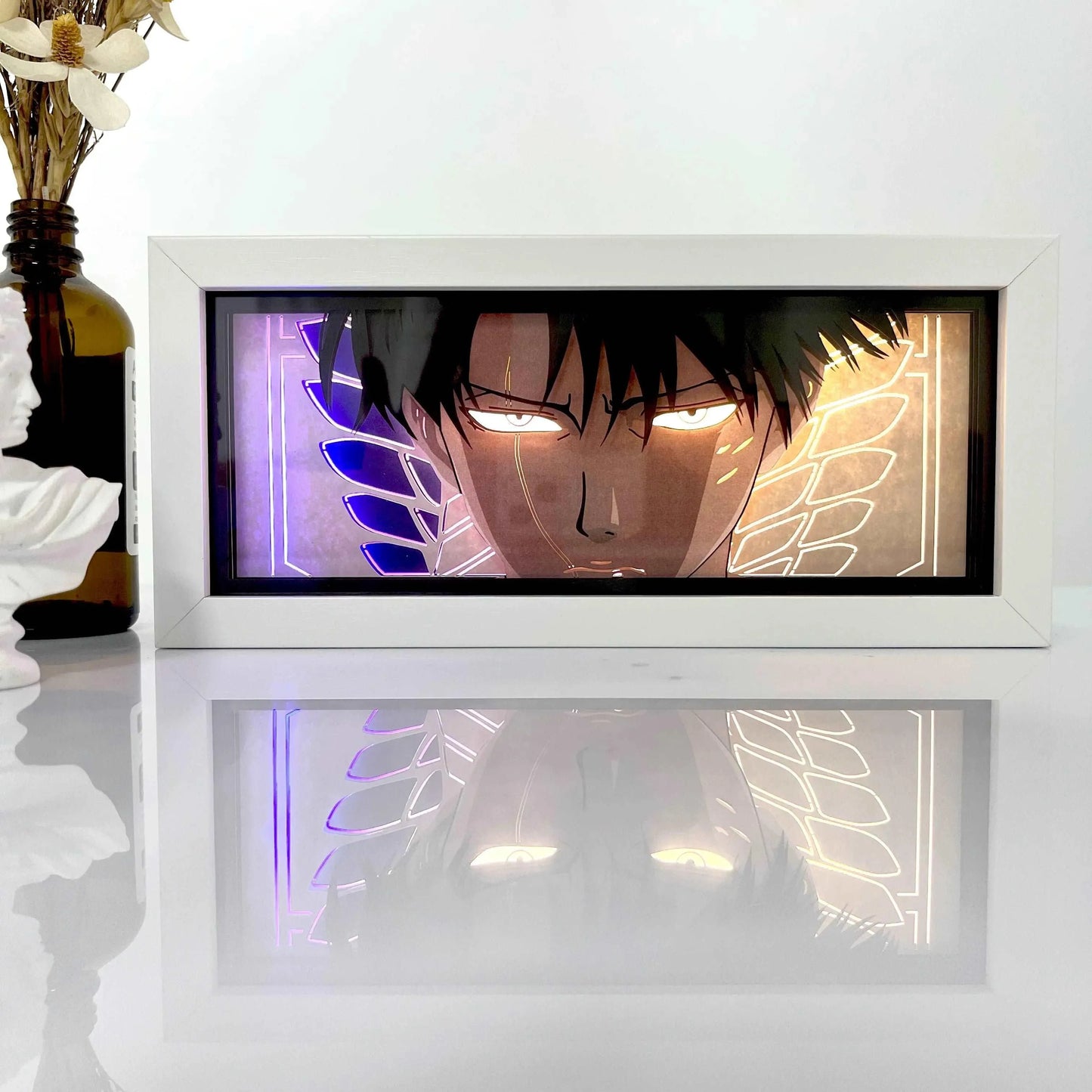 Boîte à Lumière LED Manga - Lampe de Chevet pour Décoration de Chambre - BAKASHOP