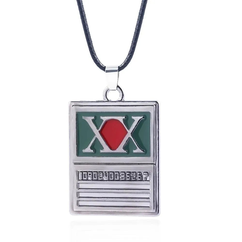 Collier Carte en Métal Hunter - Hunter X Hunter - BAKASHOP