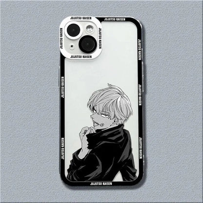 Coque de Téléphone Transparente et Antichoc pour iPhone - Jujutsu Kaisen - BAKASHOP