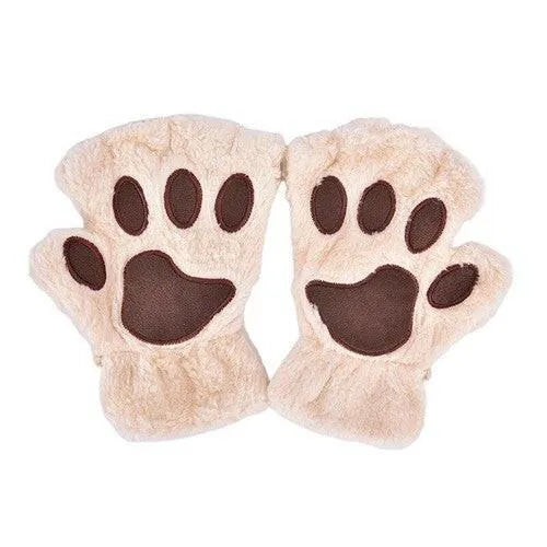 Gants / Mitaines Pattes de chat - Beiges et Marrons - BAKASHOP