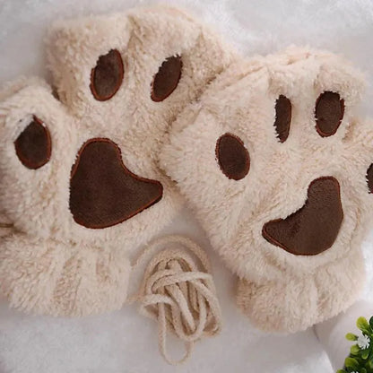 Gants / Mitaines Pattes de chat - Beiges et Marrons - BAKASHOP