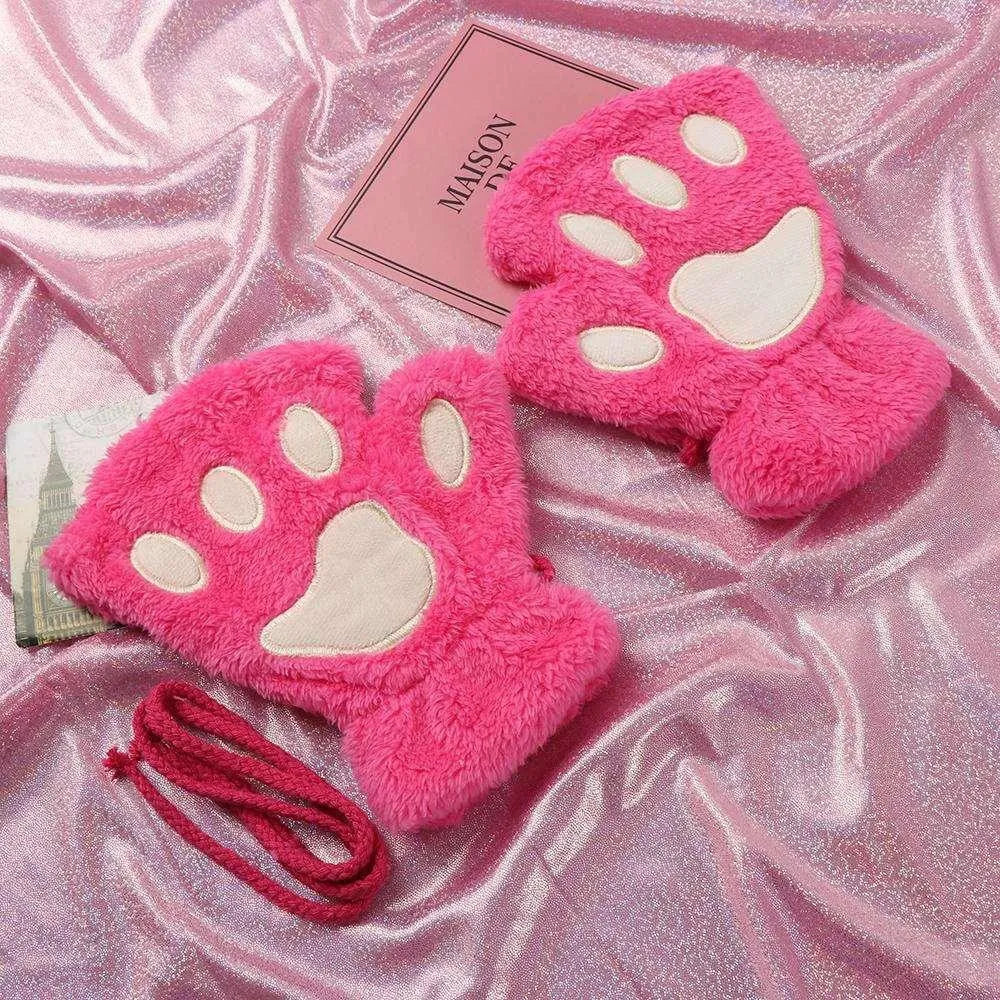 Gants / Mitaines Pattes de chat - Roses - BAKASHOP