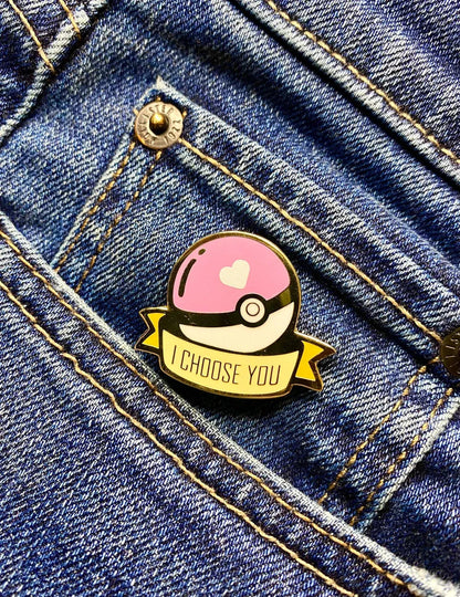 Pins Pokéball "Je te choisis" - Pokémon