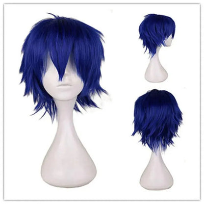 Perruque Bleu Foncé Cosplay - BAKASHOP