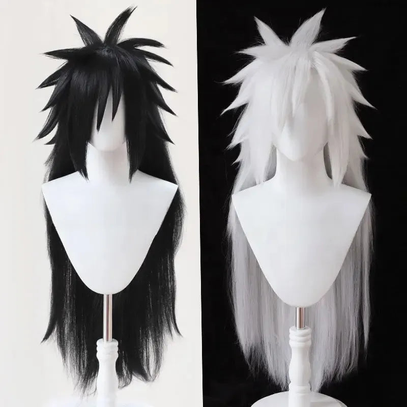 Perruque Cosplay Madara - Noir ou Blanc - Naruto - BAKASHOP