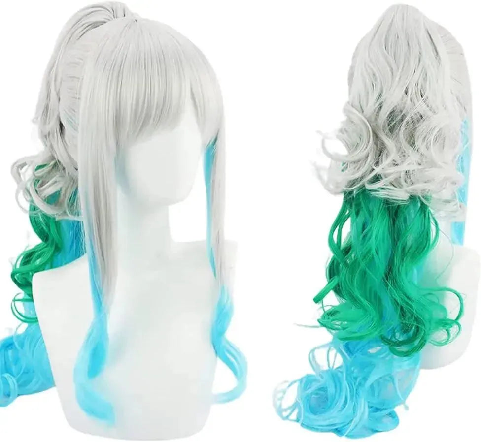 Yamato Cosplay Wig with Horns One piece BAKASHOP