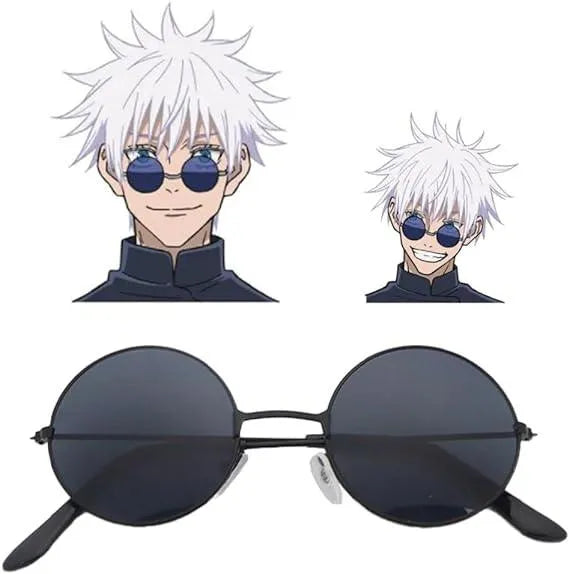 Perruque et accessoires pour cosplay Saturo Gojo - Jujutsu Kaisen - BAKASHOP