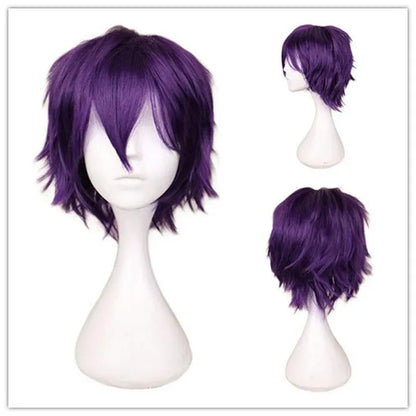 Perruque Violet Foncé Cosplay - BAKASHOP