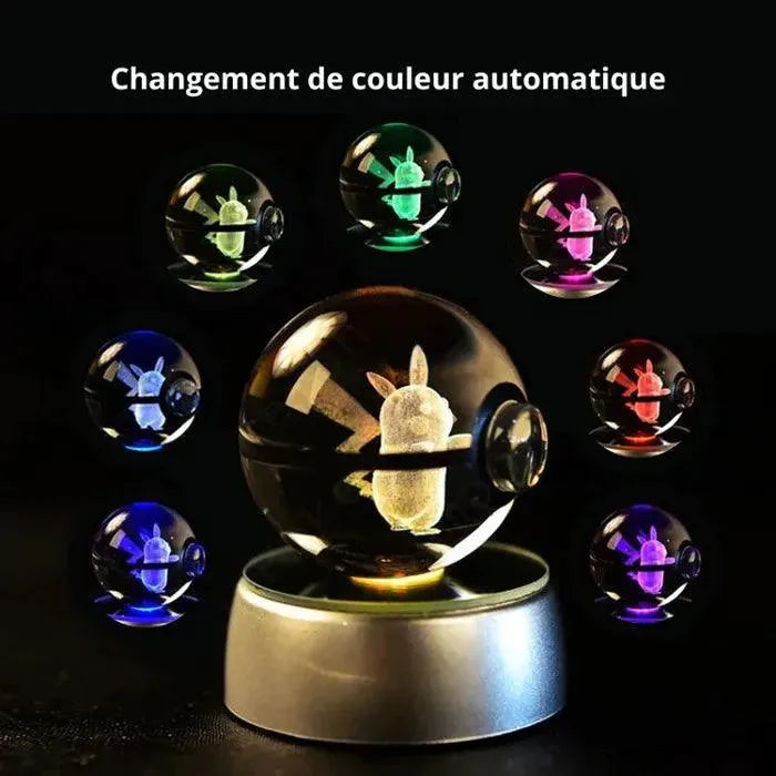 Pokéball de Cristal Lumineuse - Pokémon - BAKASHOP