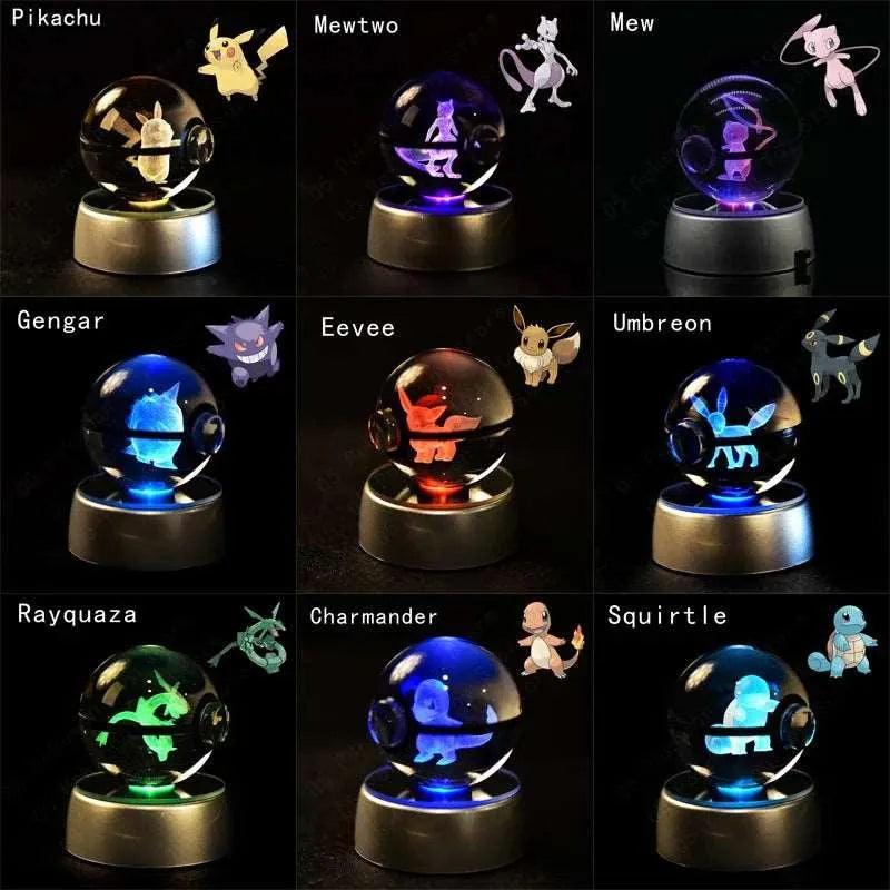 Pokéball de Cristal Lumineuse - Pokémon - BAKASHOP