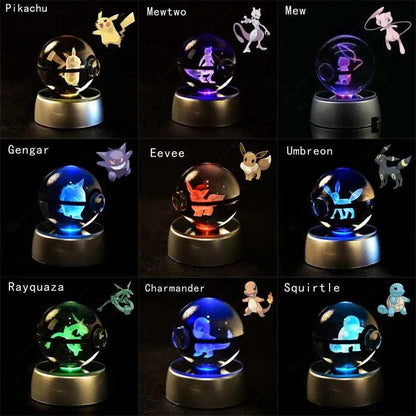 Pokéball de Cristal Lumineuse - Pokémon - BAKASHOP