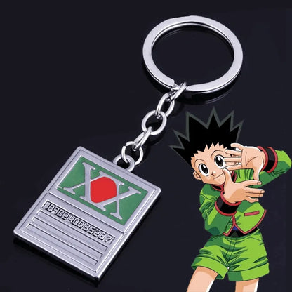 Porte-Clés Carte Hunter et Carte Rouge - Hunter x Hunter - BAKASHOP