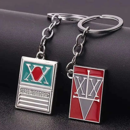 Porte-Clés Carte Hunter et Carte Rouge - Hunter x Hunter - BAKASHOP