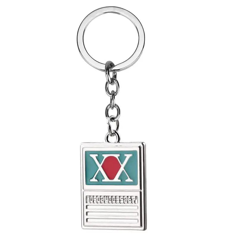 Porte-Clés Carte Hunter et Carte Rouge - Hunter x Hunter - BAKASHOP