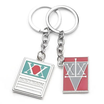 Porte-Clés Carte Hunter et Carte Rouge - Hunter x Hunter - BAKASHOP