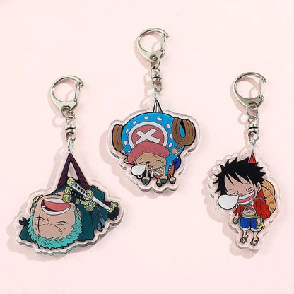 Porte-clés Monkey D. Luffy, Roronoa Zoro, Tony Tony Chopper - ONE PIECE - BAKASHOP