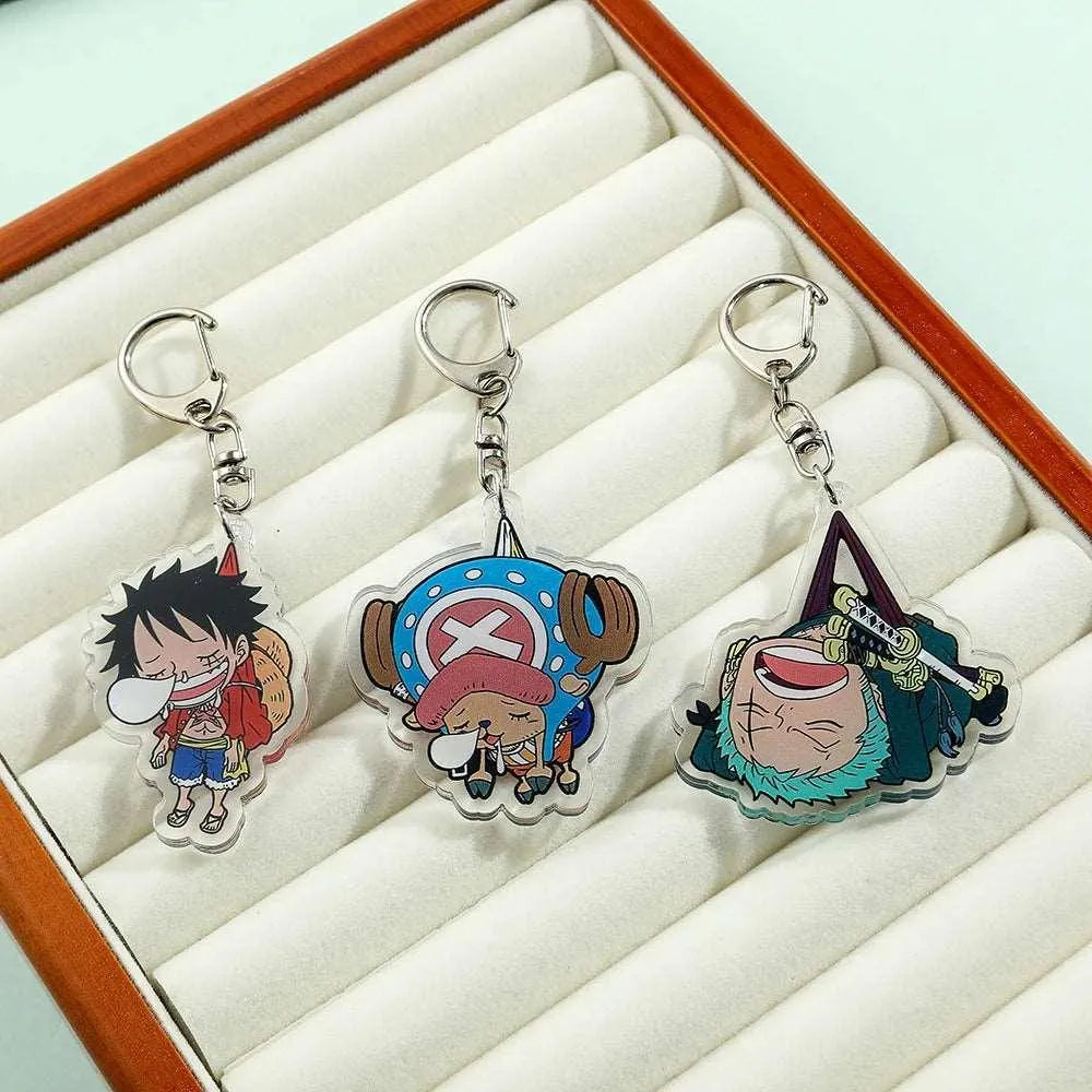 Porte-clés Monkey D. Luffy, Roronoa Zoro, Tony Tony Chopper - ONE PIECE - BAKASHOP