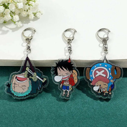 Porte-clés Monkey D. Luffy, Roronoa Zoro, Tony Tony Chopper - ONE PIECE - BAKASHOP