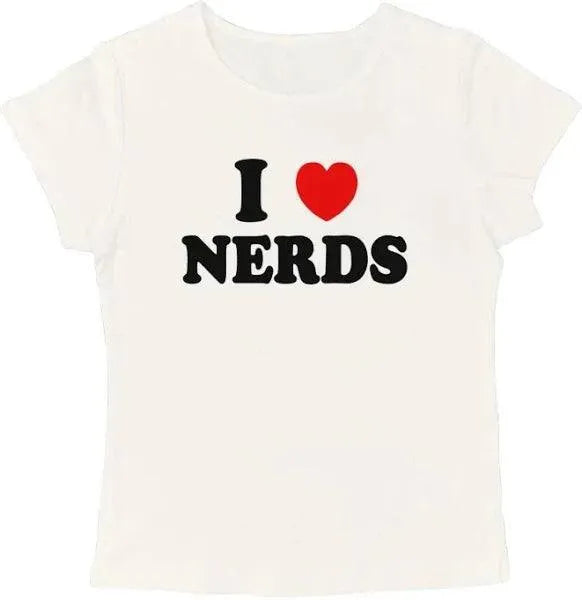 T-shirt I Love Nerds - BAKASHOP