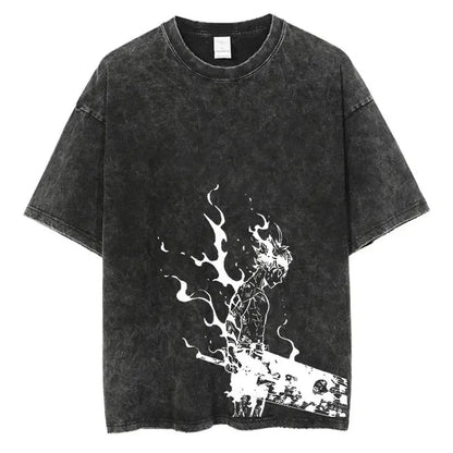 T-shirt Vintage Asta - Black Clover - BAKASHOP