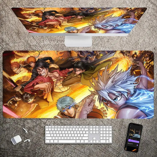 Tapis de Souris Gamer Multivers Anime - Killua, Ichigo, Luffy et plus - BAKASHOP